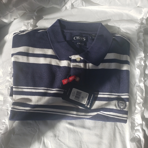 Chaps blue and white striped Polo.xxl - Picture 5 of 5
